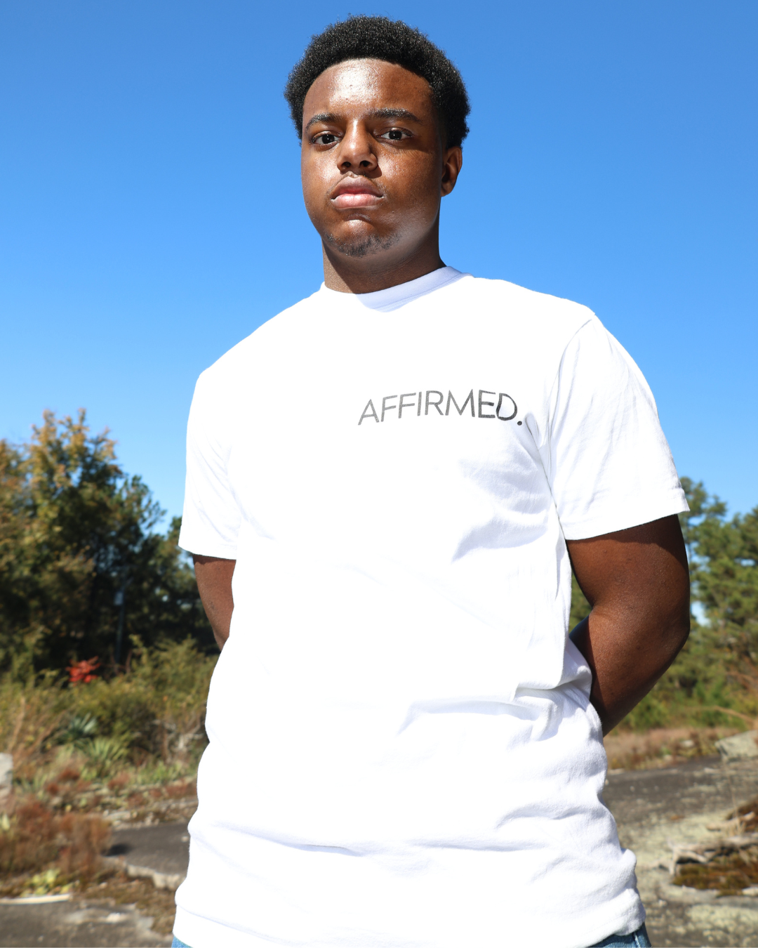 WHITE AFFIRMED SHIRT