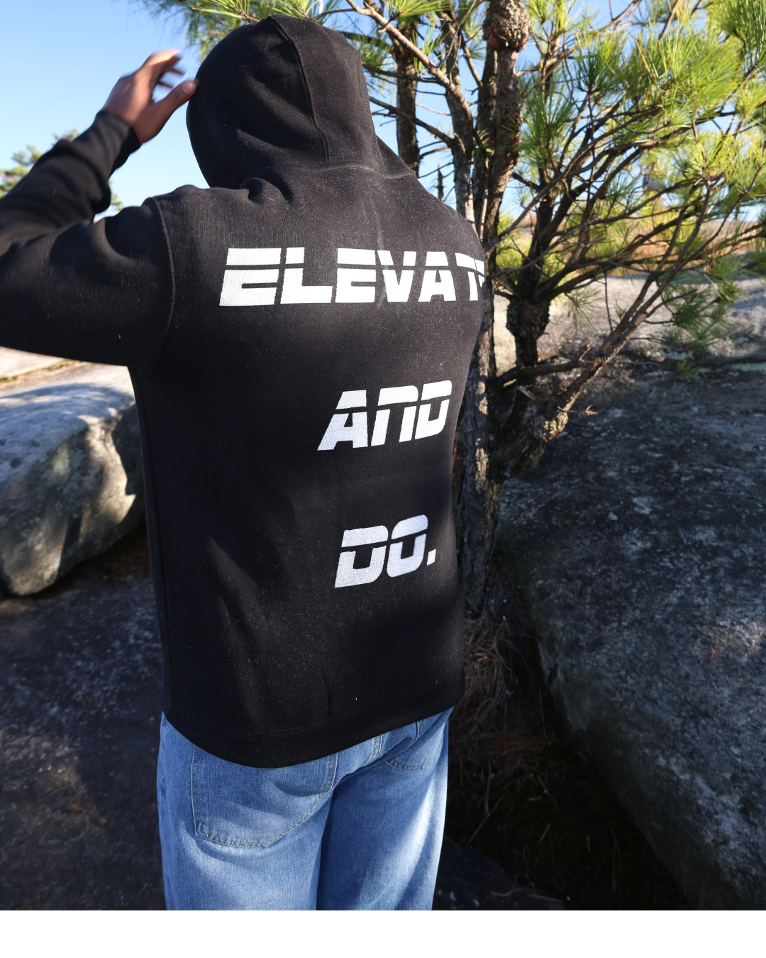 BLACK AFFIRMED HOODIE