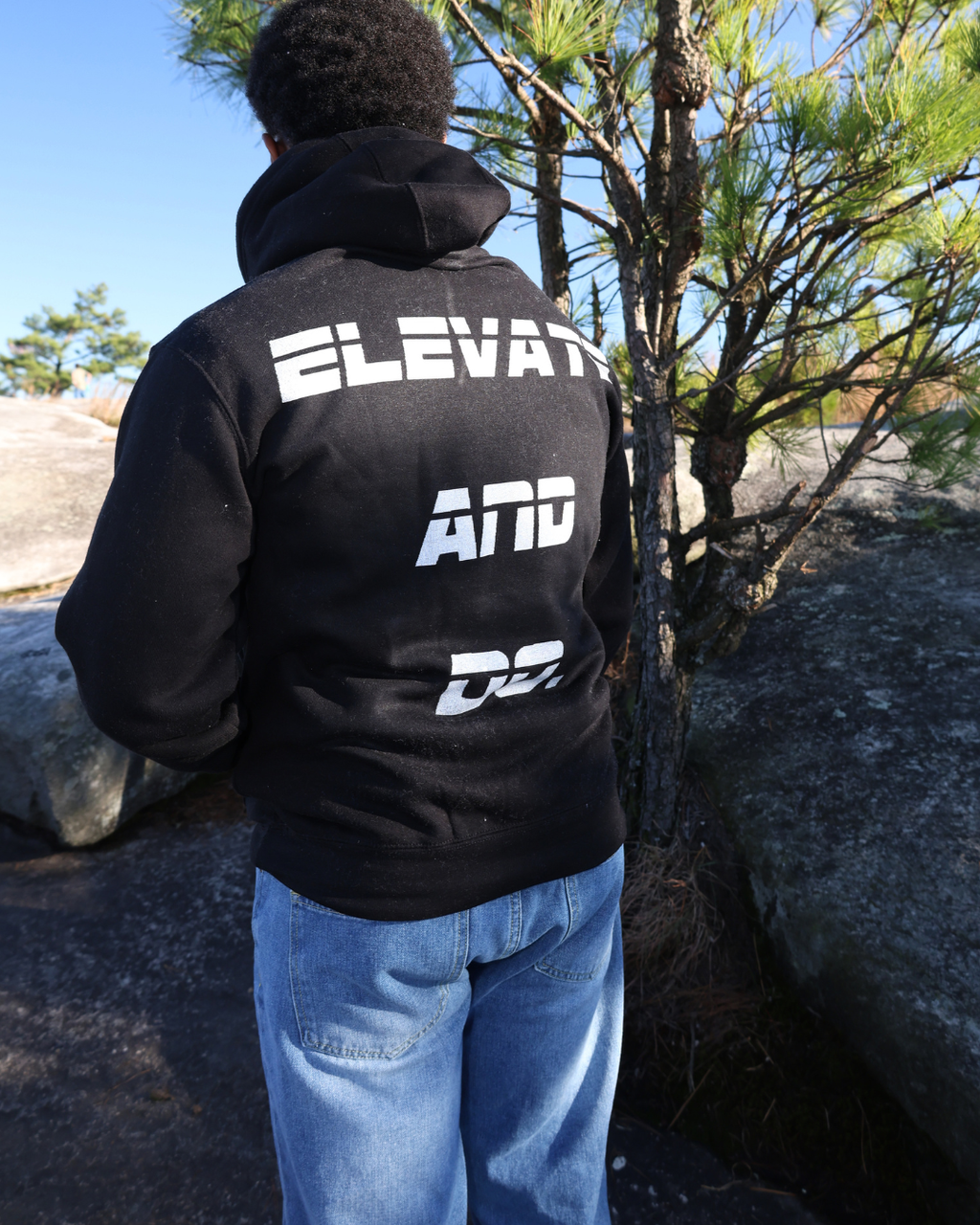 BLACK AFFIRMED HOODIE