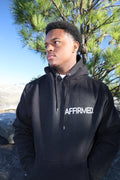 BLACK AFFIRMED HOODIE